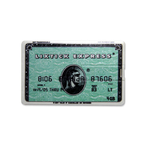 LIXTICK USB MEMORY CARD 4GB – CREDITCARD 2 - Five Gold Shop - 1