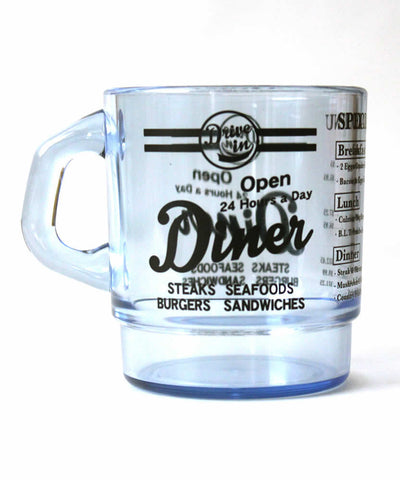 Diner's Mug - Clear - Five Gold Shop - 1