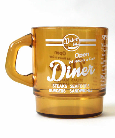 Diner's Mug - Amber - Five Gold Shop - 1