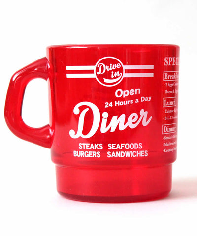 Diner's Mug - Red - Five Gold Shop - 1