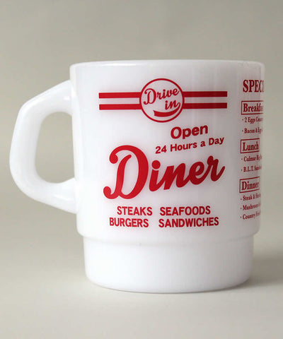 Diner's Mug - Milky Red - Five Gold Shop - 1