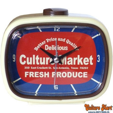 Alarm Clock - Culture Market / Ivory - Five Gold Shop - 1