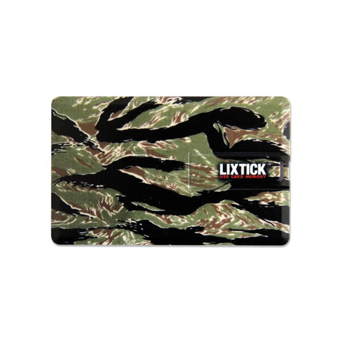 LIXTICK USB MEMORY CARD 8GB – TIGER CAMOUFLAGE - Five Gold Shop - 1