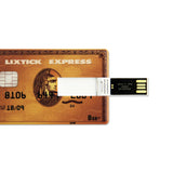 LIXTICK USB MEMORY CARD 8GB – CREDITCARD - Five Gold Shop - 2